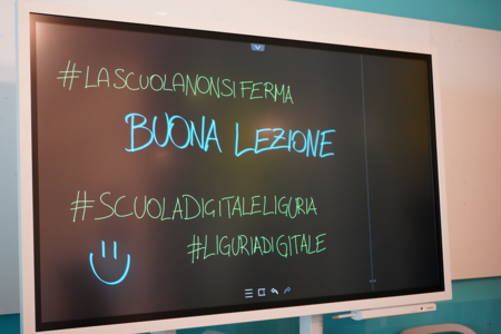 Lezioni a distanza da Liguria Digitale - #lascuolanonsiferma, buona lezione