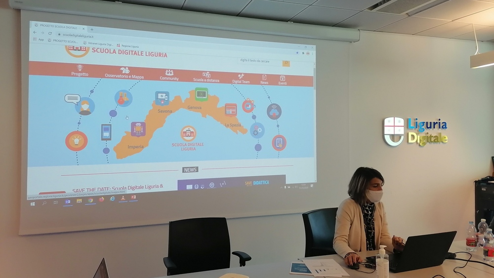 Didattica digitale laboratoriale - Header del sito Scuola Digitale Liguria