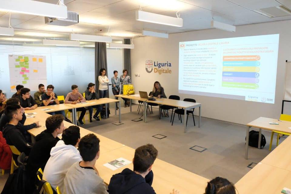 PCTO 2018 - Studenti nella sede di Liguria Digitale